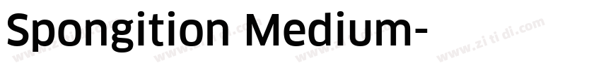 Spongition Medium字体转换